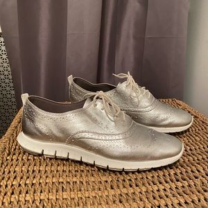 Cole Haan Silver Zerogrand sneakers size 9.5